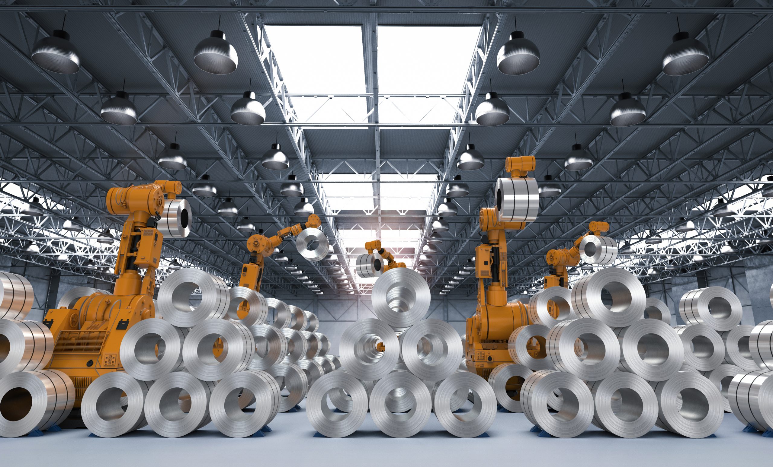 KSA Sintered Steel Market Outlook to 2035 3d-rendering-robot-arm-working-with-roll-steel-scaled