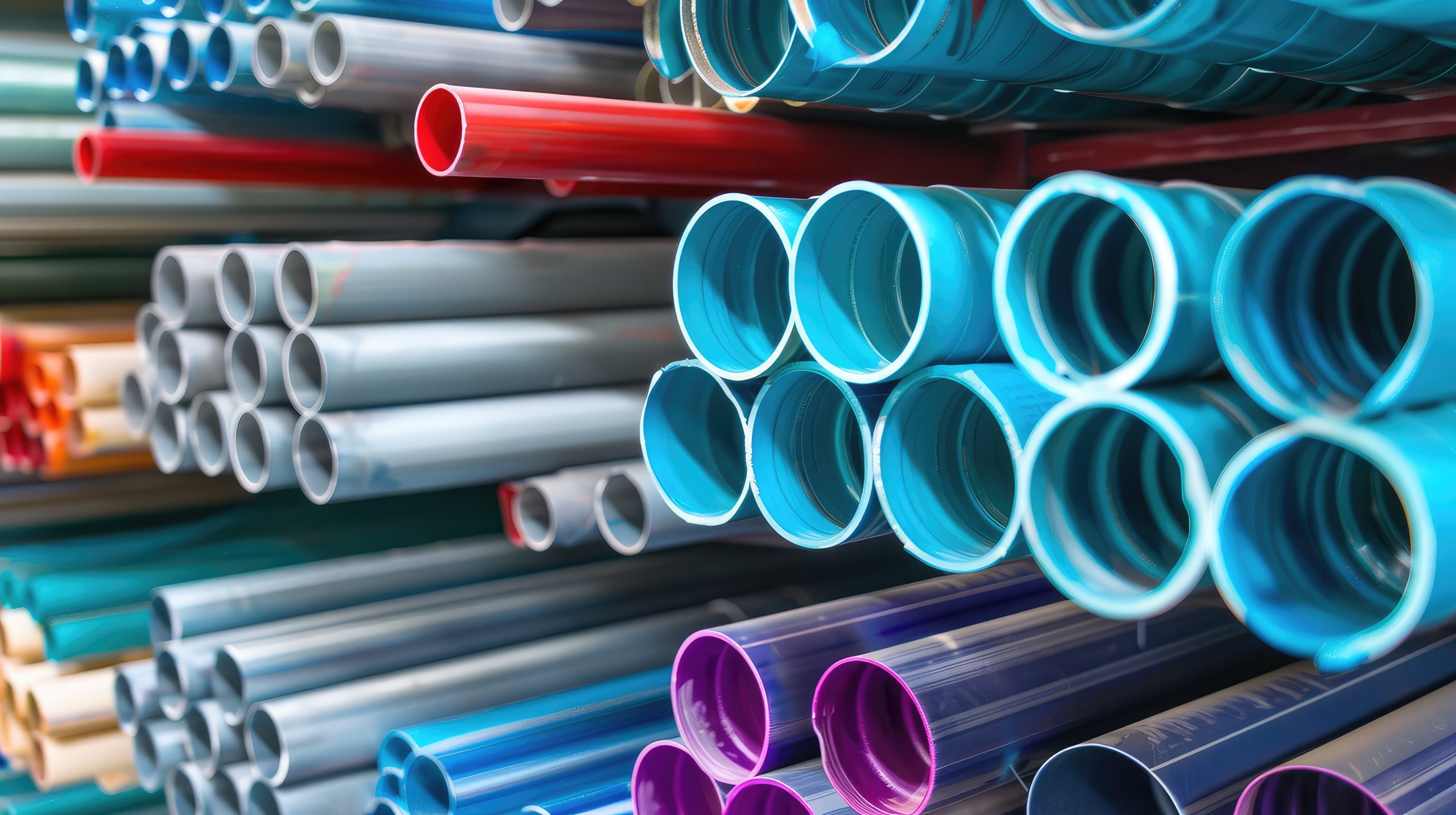 Germany Plastic Pipes and Fittings Market Outlook to 2035 assorted-colorful-plastic-pipes-scaled