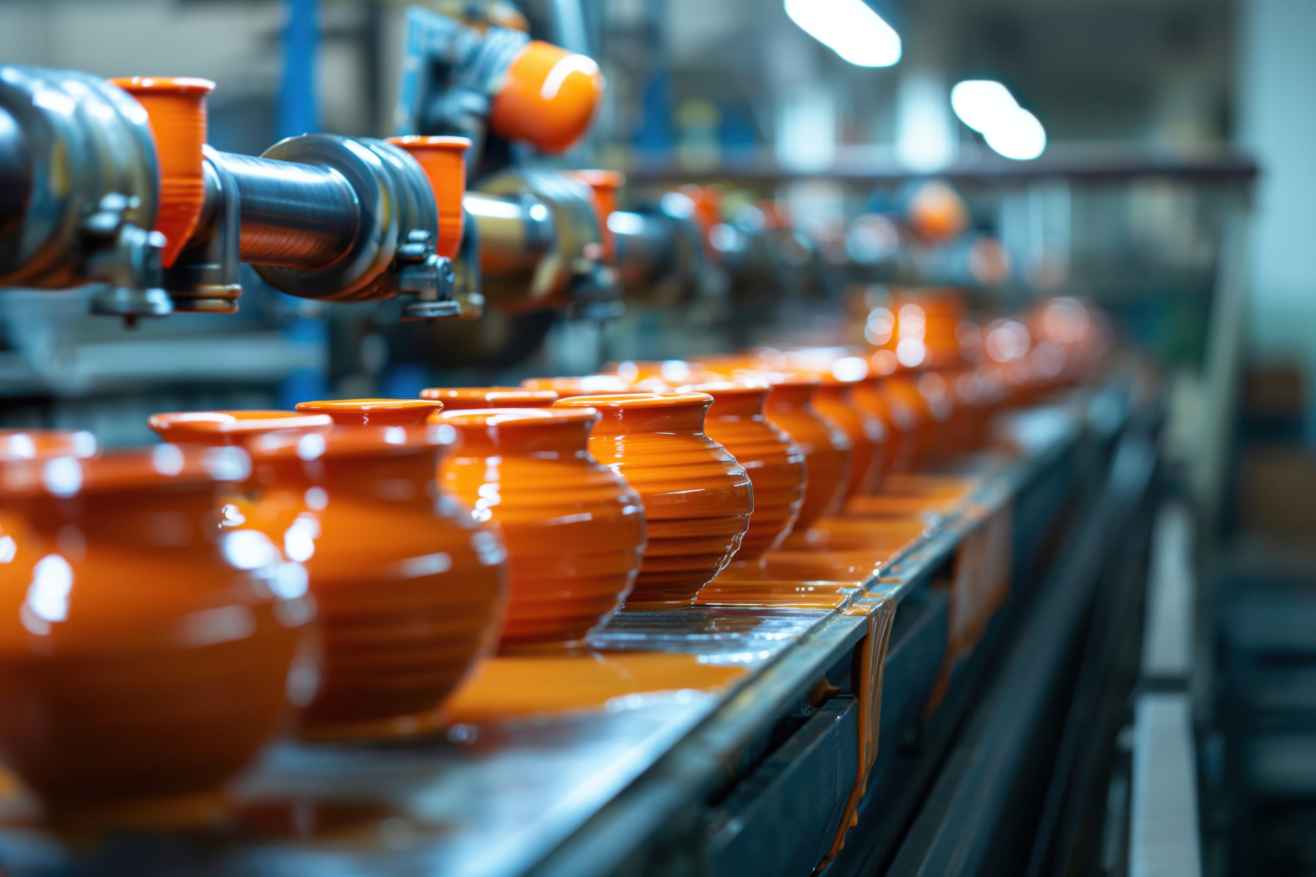 UAE Advanced Ceramics Market Outlook to 2035 automated-machinery-glazing-ceramic-pots-factory-showcasing-modern-manufacturing-with-robotics-close-up-shot-captures-artistry-precision-scaled