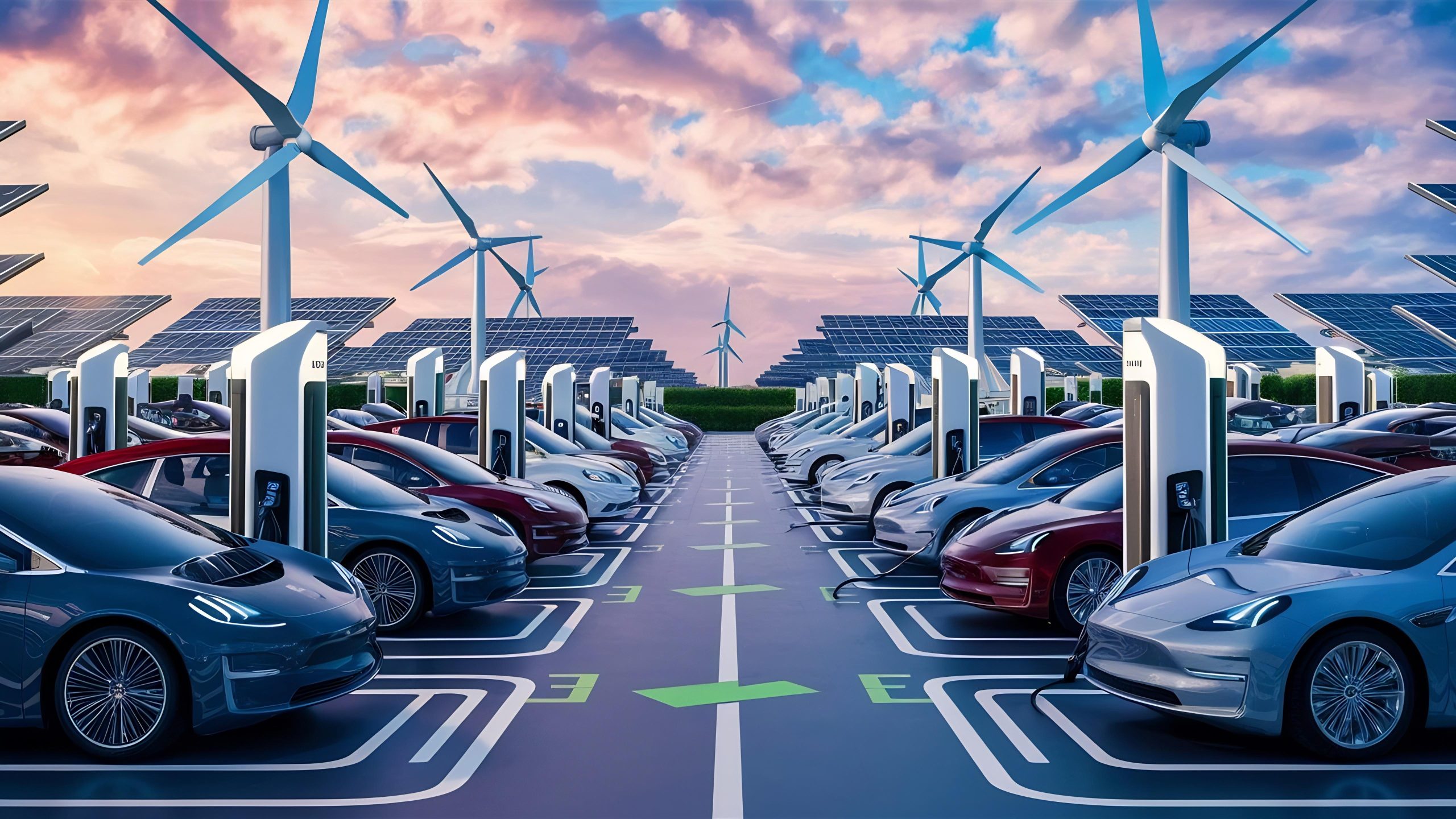 USA Electric Off-Highway Vehicle Market Outlook to 2035 charging-stations-electric-cars-parking-concept-generative-ai-scaled