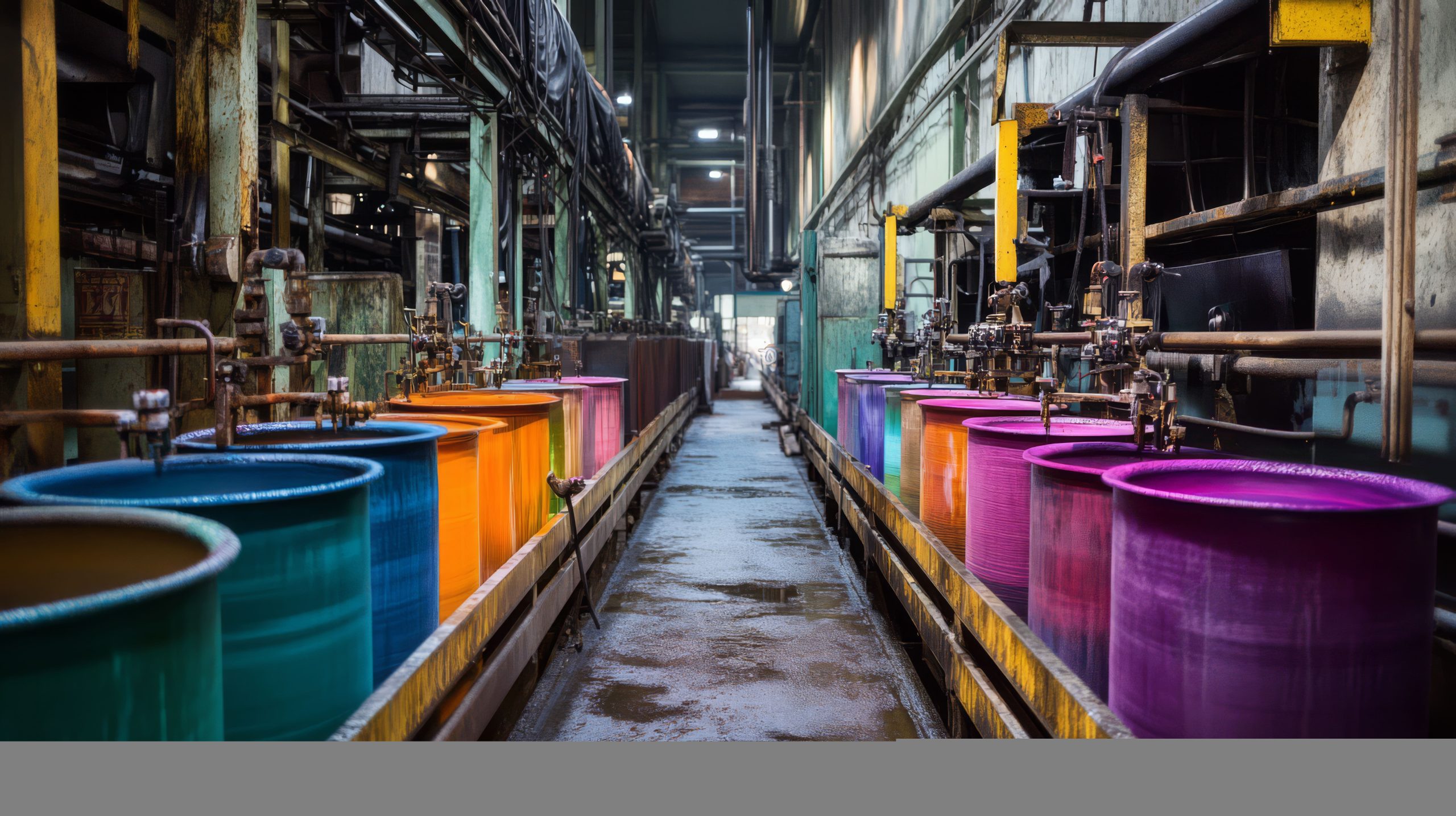 Qatar Gelcoat Market Outlook to 2035 colorful-dye-vats-industrial-factory-2-scaled