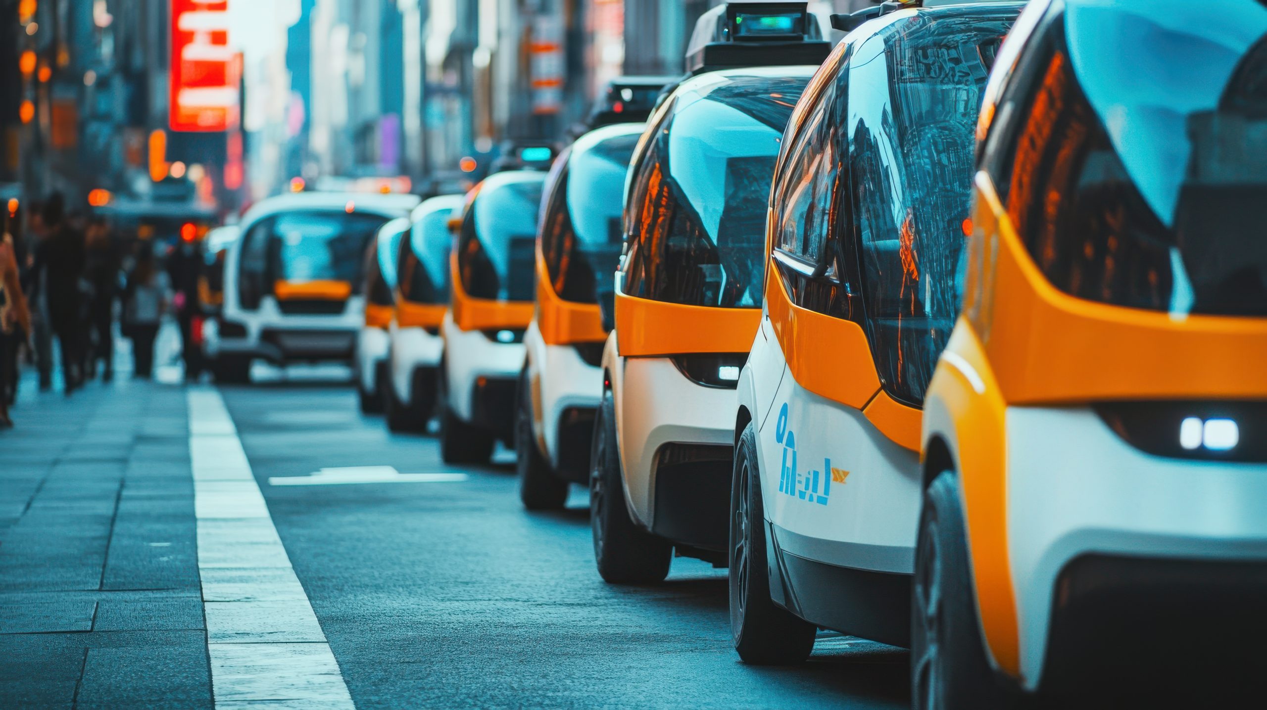 USA Robo-Taxi Market Outlook to 2035 driverless-taxi-fleet-awaiting-passengers-seamless-innovation-city-streets-robotic-cars-scaled