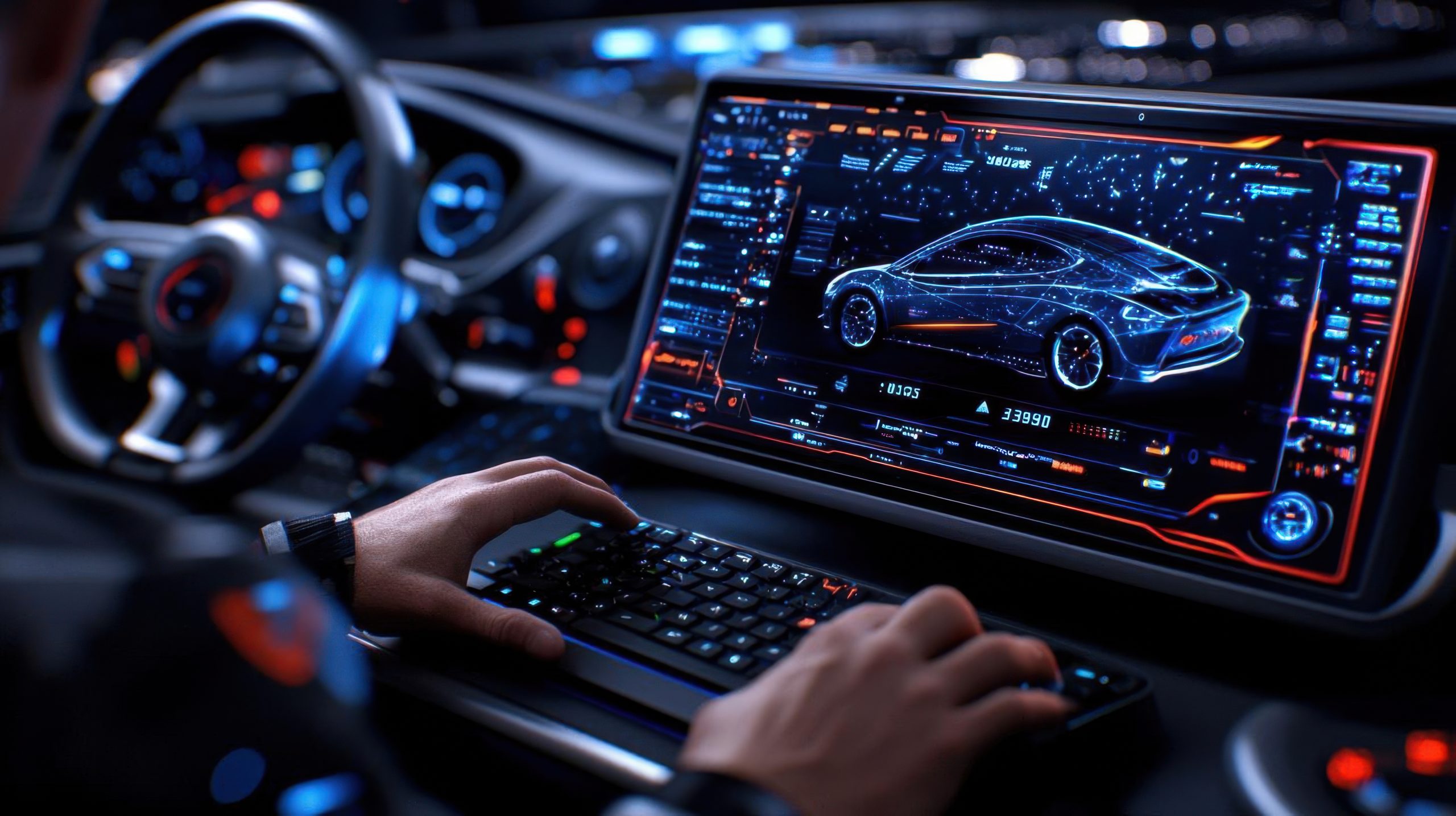 Thailand In-Vehicle Computer System Market Outlook to 2035 futuristic-hightech-workspace-with-holographic-displays-advanced-computer-systems-highquality-photorealistic-technology-innovation-productivity-scaled