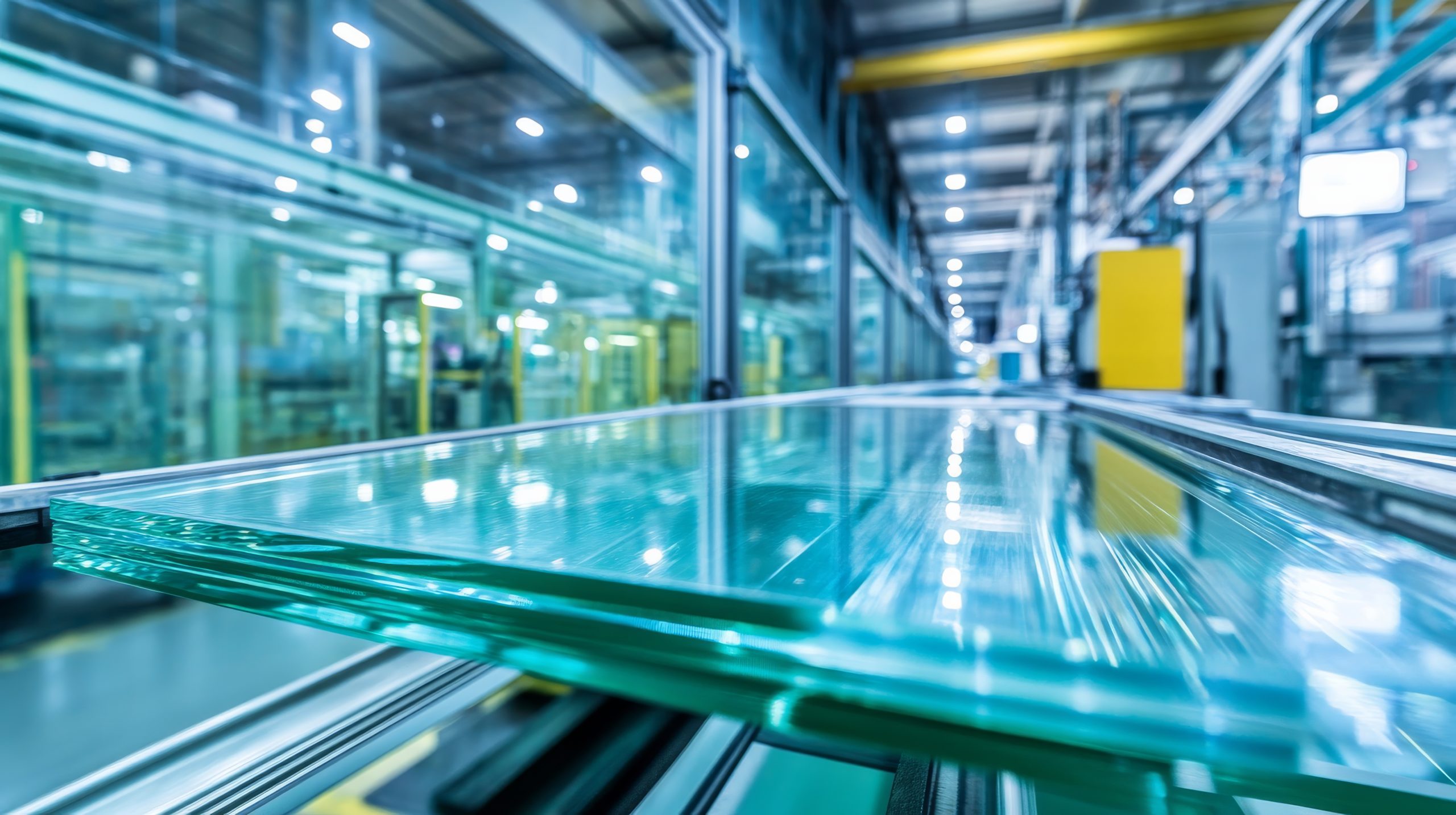 Philippines Laminated Glass Market Outlook to 2035 glass-sheets-are-being-shaped-prepared-bustling-manufacturing-facility-today-scaled