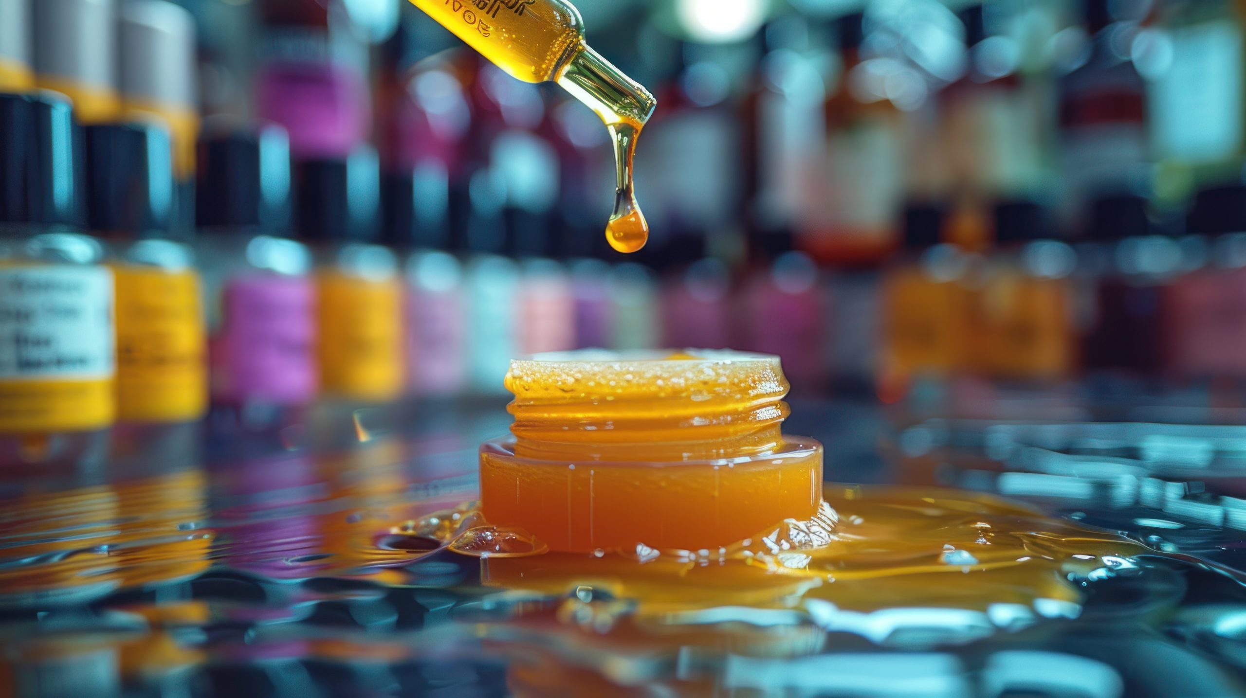 India Polyglycolic Acid Market Gains Momentum With Rising Demand From 200 Export Markets golden-droplet-serum-dripping-into-jar-scaled