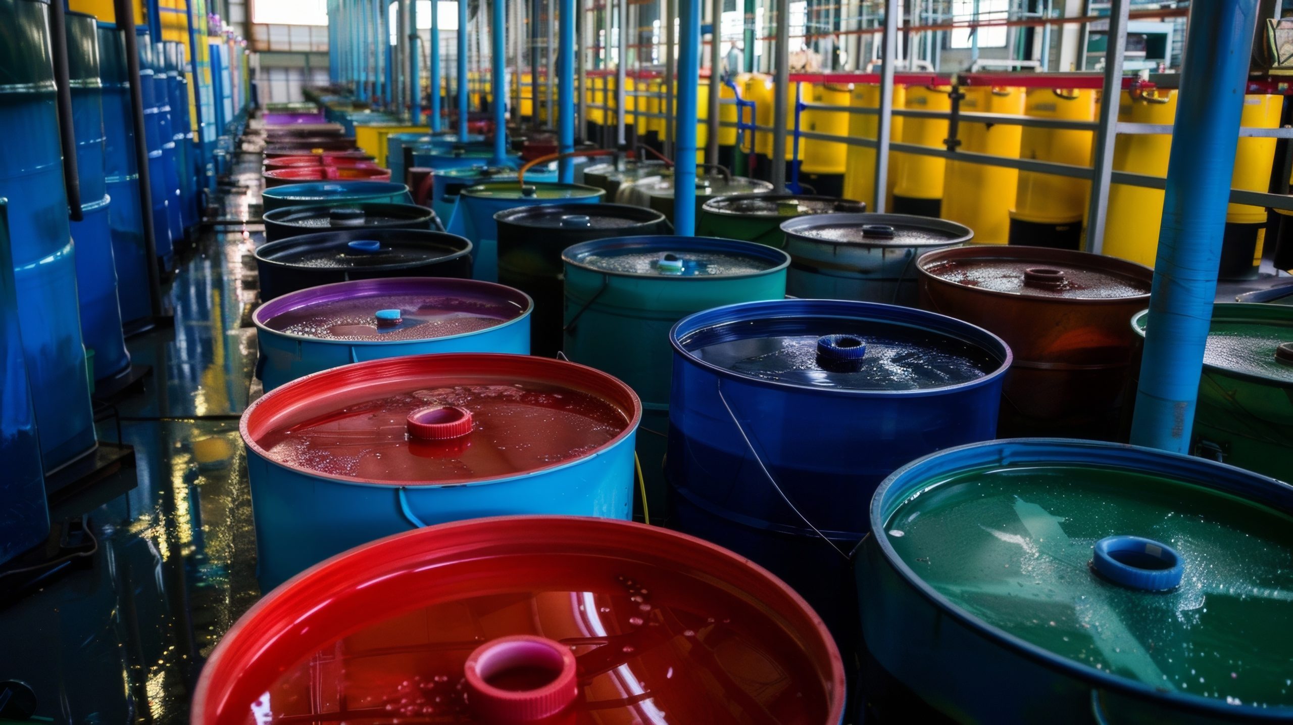 Indonesia Gelcoat Market Outlook to 2035 mive-storage-tanks-hold-gallons-liquid-plastic-waiting-be-molded-into-various-items-such-as-scaled