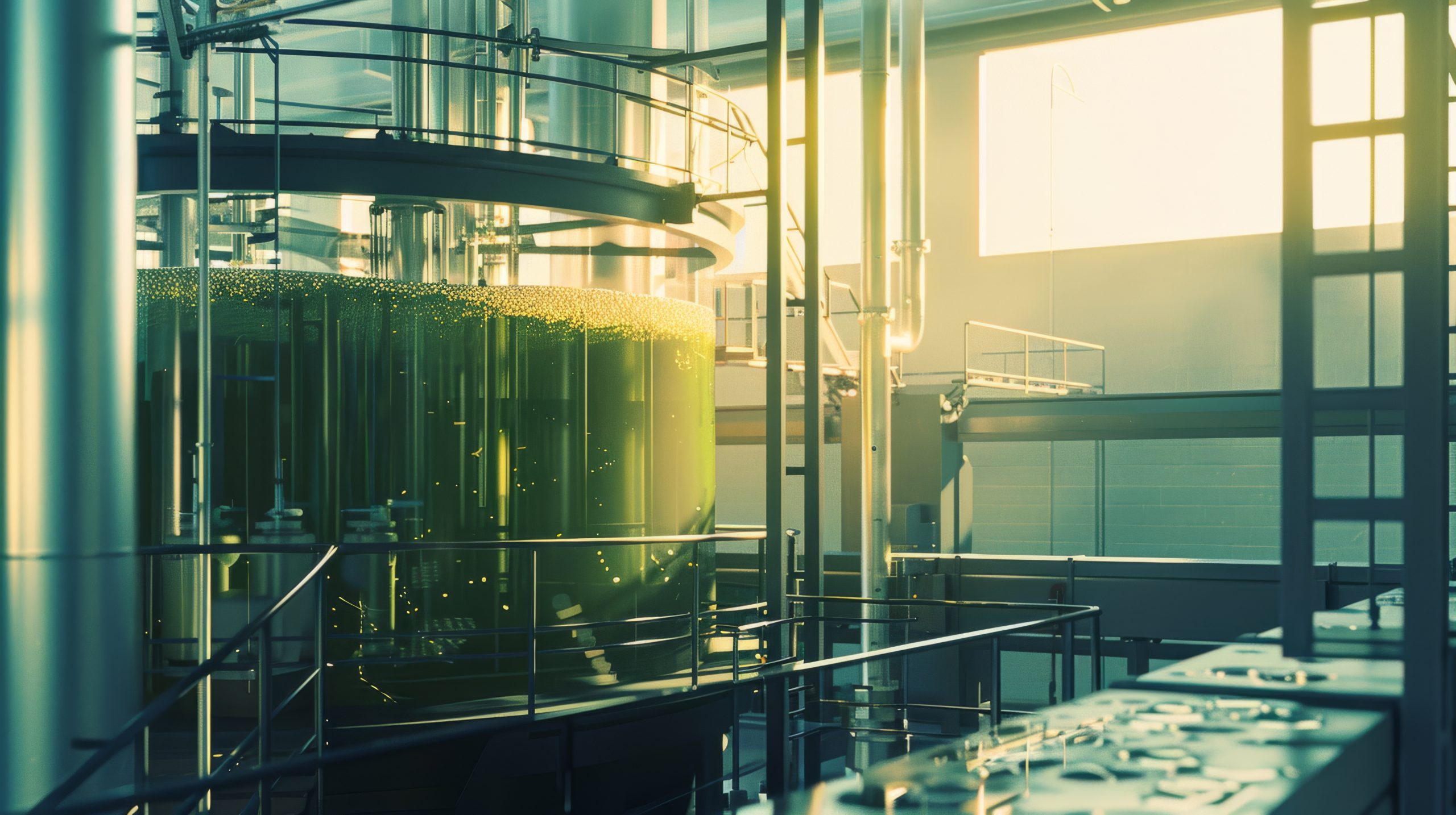 UAE Coated Glass Market Outlook to 2035 modern-bioreactor-filled-with-green-liquid-brightly-lit-laboratory-showcasing-advanced-biotechnology-action-1-scaled