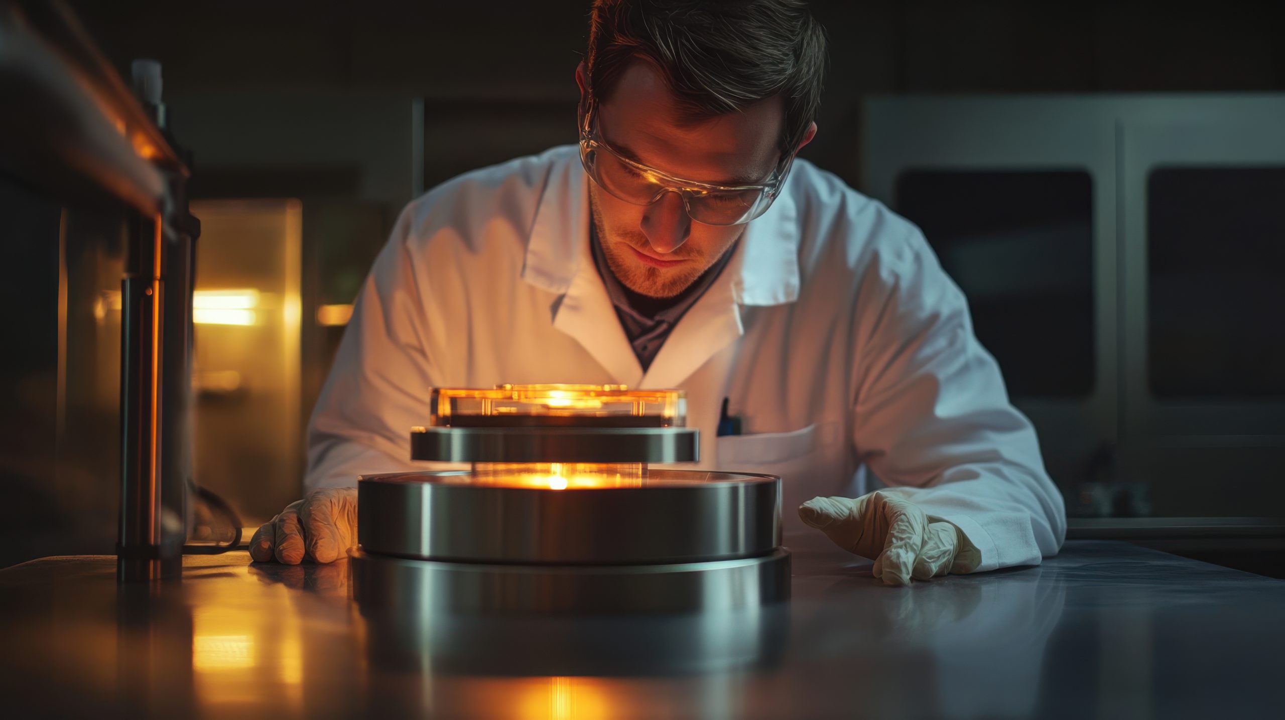 UAE Fire Clay Market Outlook to 2035 researcher-white-lab-coat-beside-highintensity-stainless-steel-electric-stove-powered-scaled