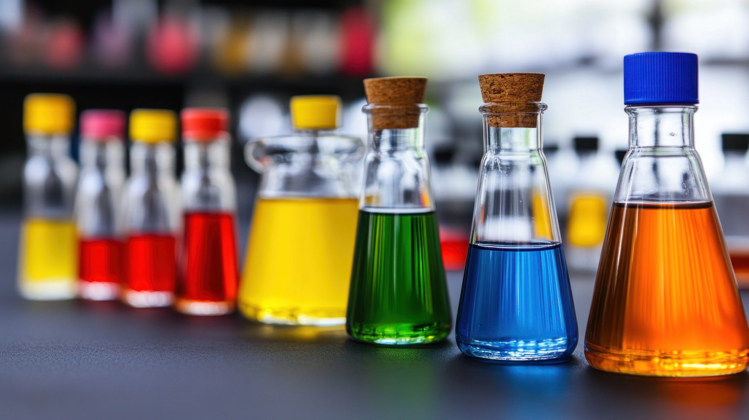 UAE Polyglycolic Acid Market Expands as 14.8 Percent CAGR Supports Healthcare Innovation series-laboratory-flasks-bottles-filled-with-vibrant-liquids-different-colors-are-displayed-table-bright-science-lab-reflecting-creativity-experimentation-scaled