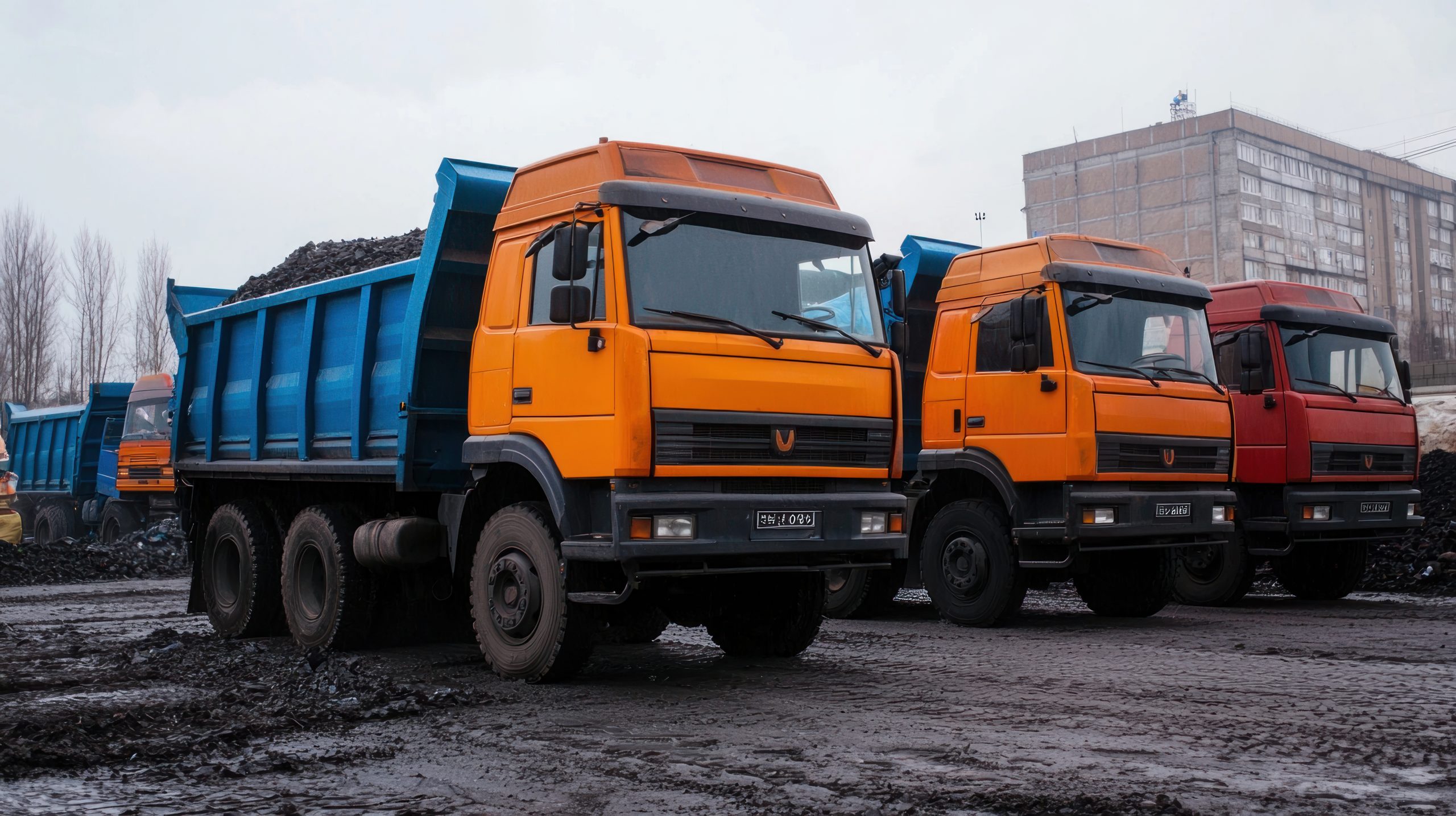 Thailand Dump Truck Market Outlook to 2035 trucks-unloading-trash-city-dump-day-scaled