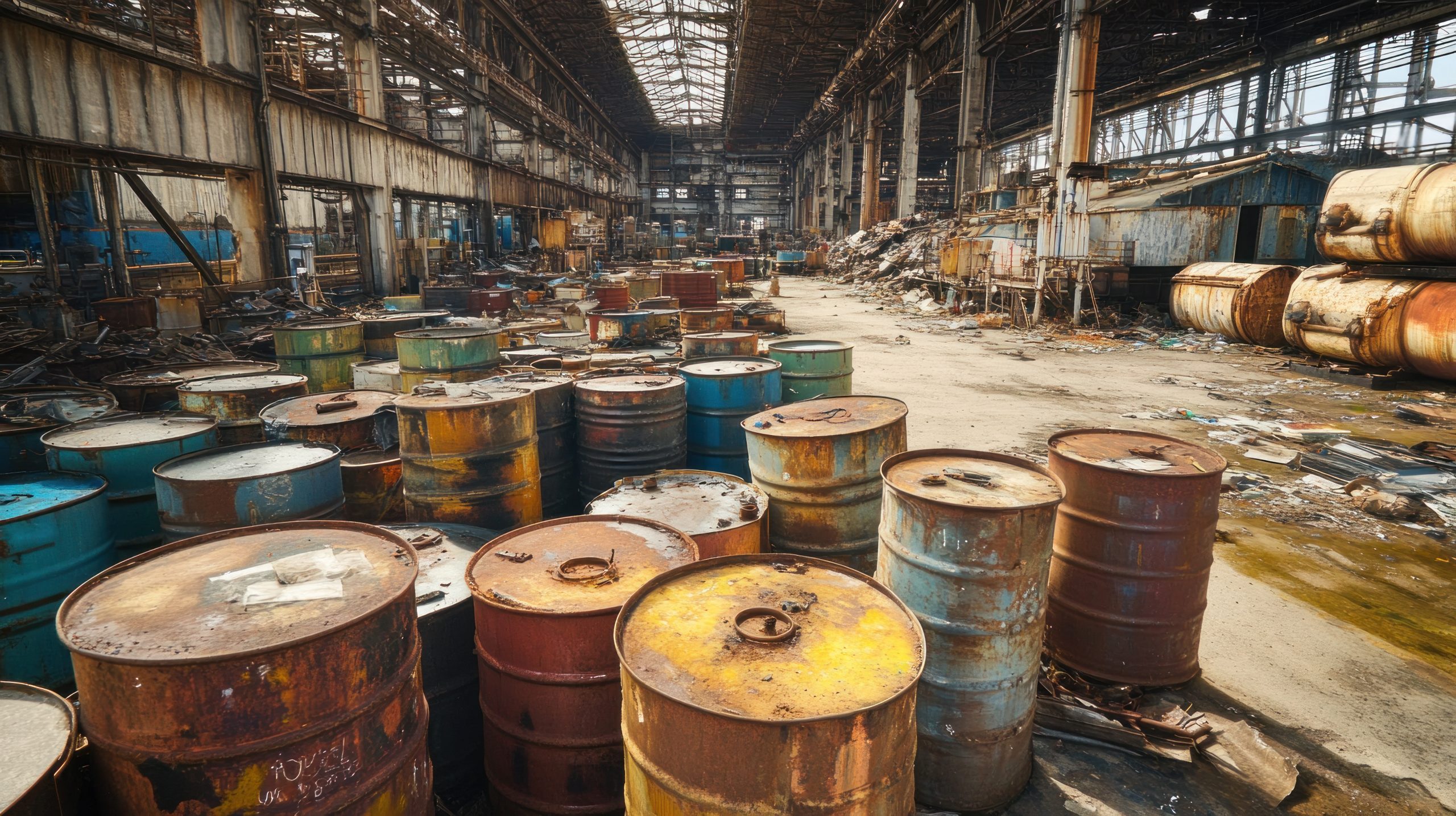 Germany Corrosion Inhibitor Market Outlook to 2035 warehouse-with-many-barrels-one-with-word-no-bottom-scaled