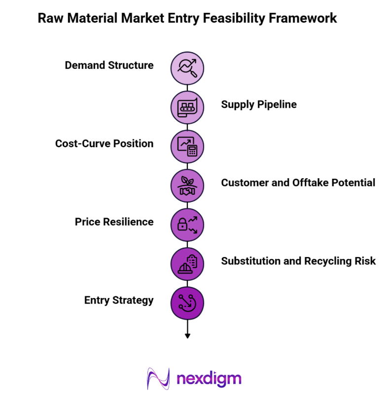 Raw Material Market Entry Feasibility Framework