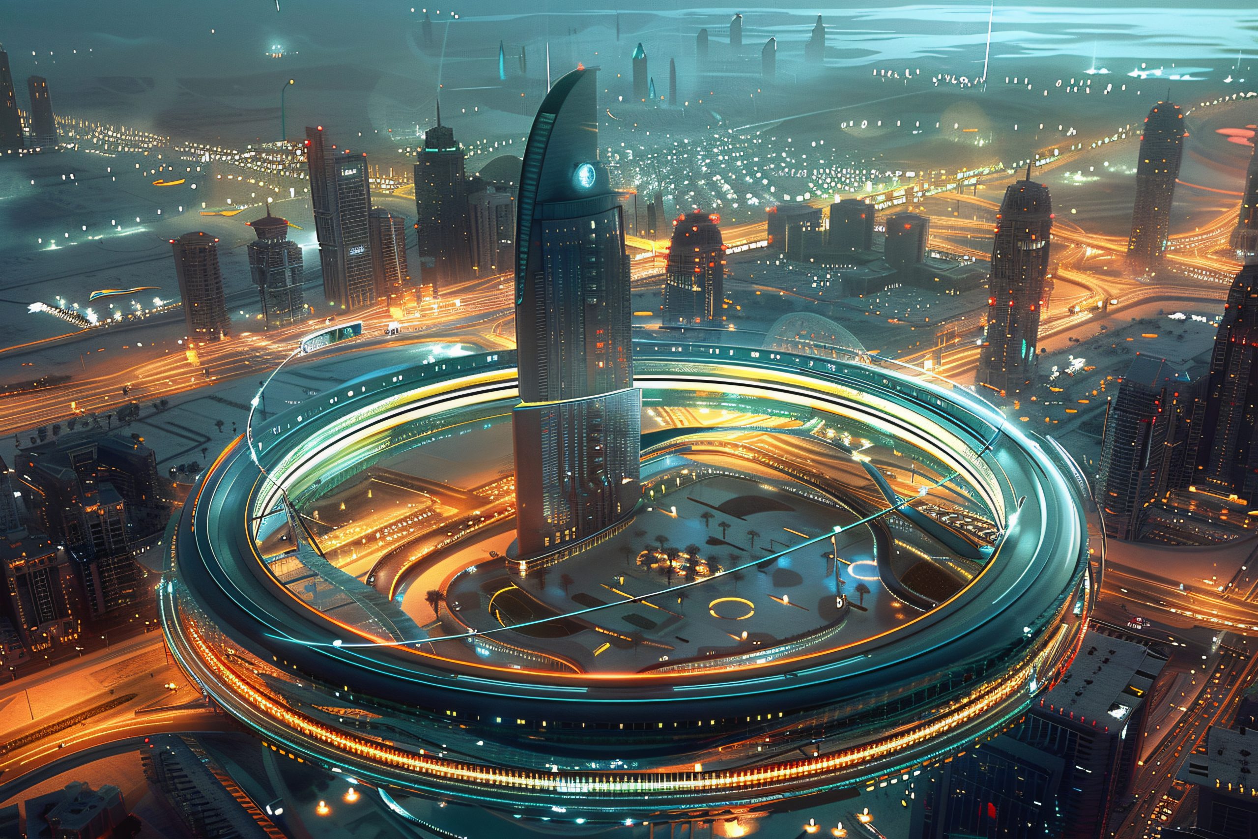 KSA Building Automation System Market Outlook to 2035 futuristic-landscape-dubai-scaled