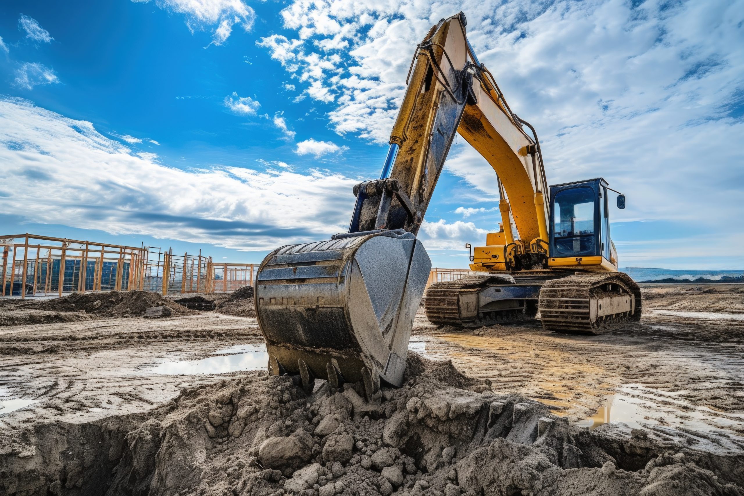 UK Construction Equipment Market Outlook to 2035 scene-construction-site-with-equipment-3-scaled