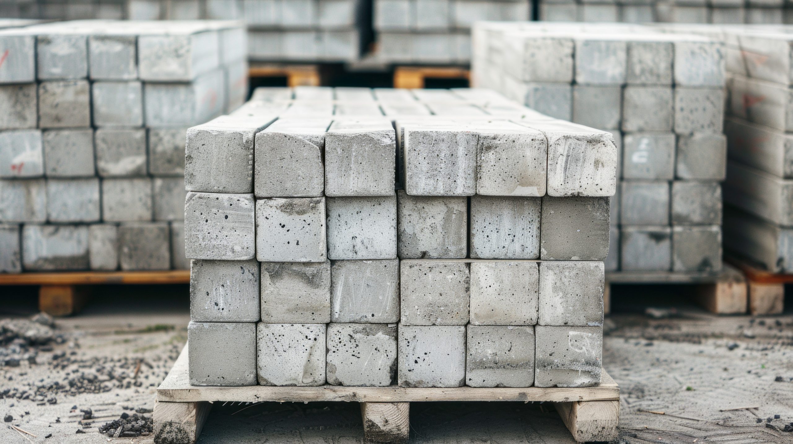 Thailand Hollow Concrete Blocks Market Outlook to 2035 stack-gray-bricks-pallet-scaled